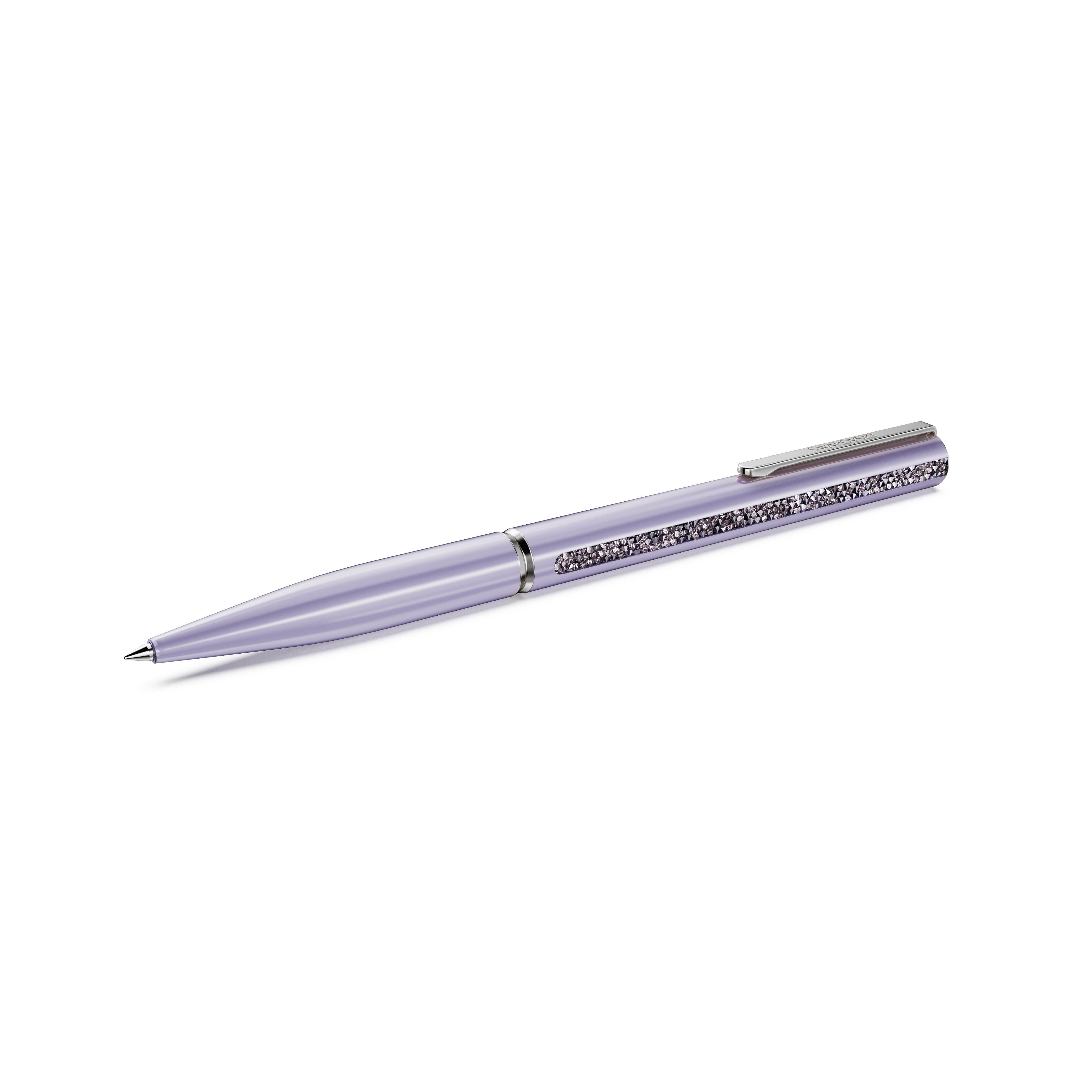 Crystal Shimmer Glide Tükenmez Kalem, Mor, Mor lakeli, krom kaplama